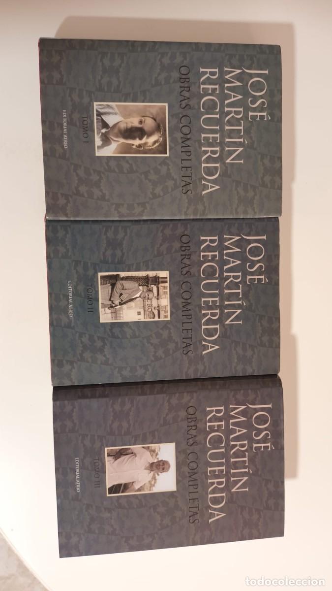 Libros de segunda mano: Obras Completas Jos&eacute; Mart&iacute;n Recuerda