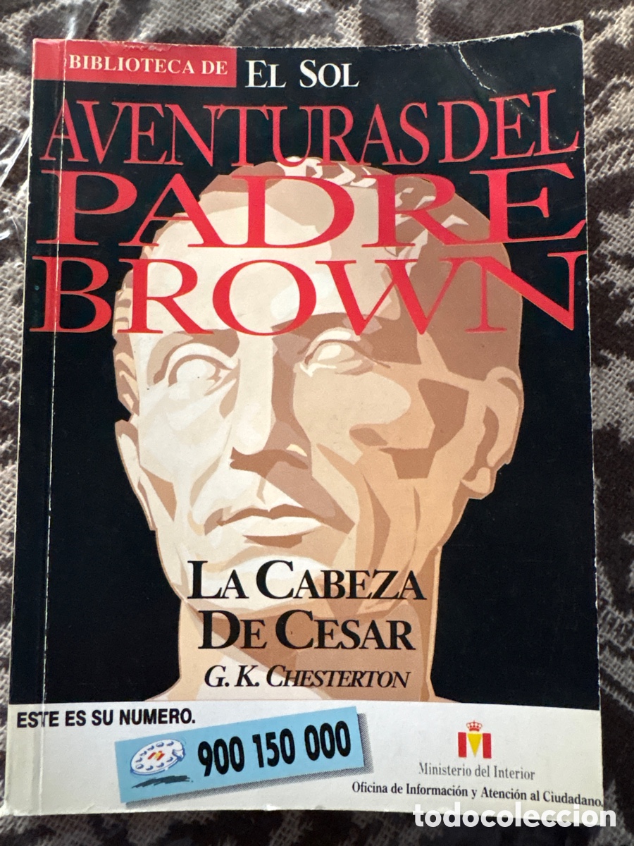 Libros de segunda mano: AVENTURAS DEL PADRE BROWN - LA CABEZA DEL C&Eacute;SAR&hellip; - G.K. CHESTERTON - BIBLIOTECA EL SOL - 1991 ASM