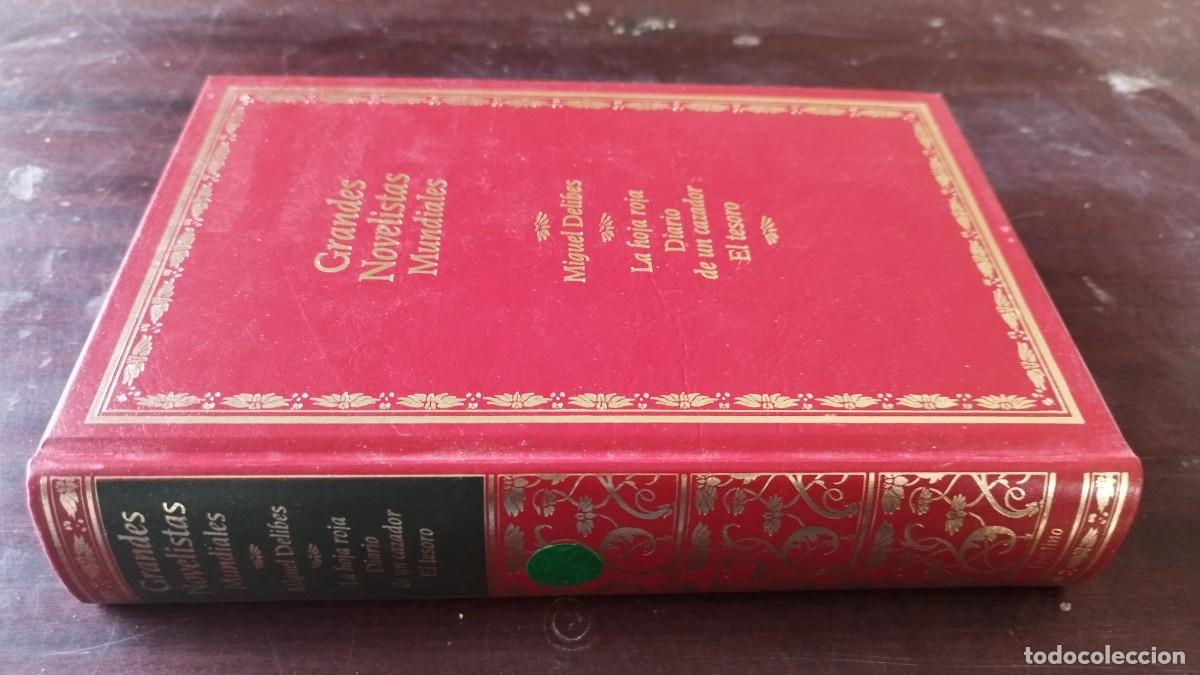 Libros de segunda mano: MIGUEL DELIBES /SEIX BARRAL/ CJA600 / LA HOJA ROJA, DIARIO DE UN CAZADOR, EL TESORO
