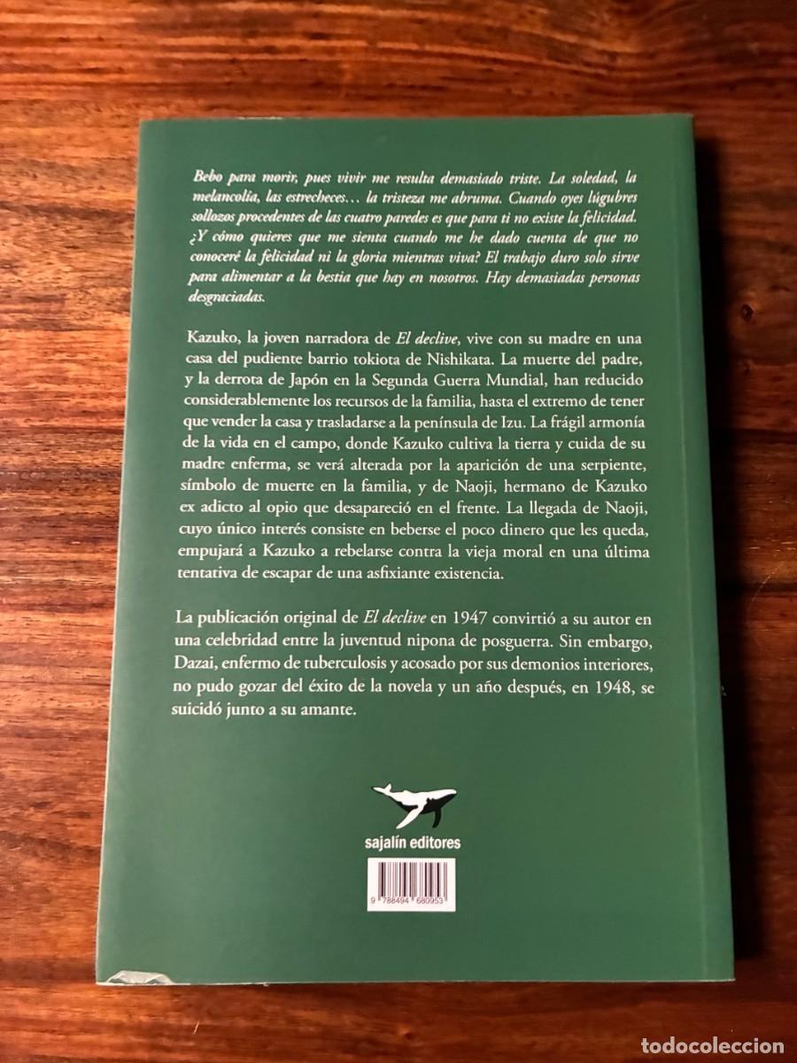Libros de segunda mano: El declive. Osamu Dazai. Al margen. - Foto 2