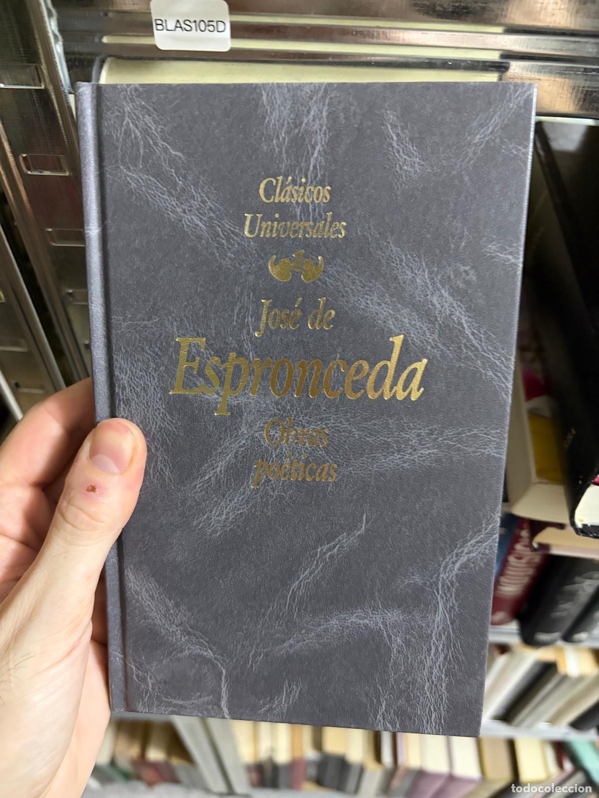Libros de segunda mano: BLAS105D - Jos&eacute; de Espronceda - Obras po&eacute;ticas - Planeta