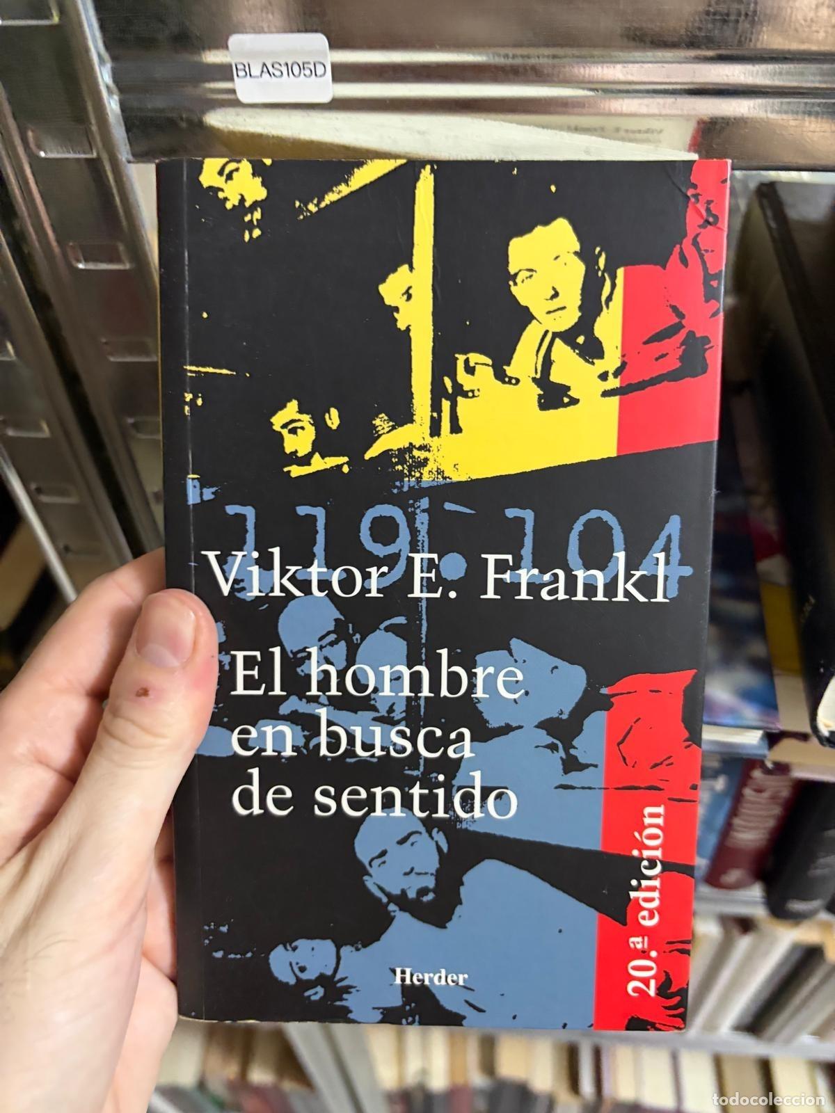 Libros de segunda mano: BLAS105D - Viktor E. Frankl - El hombre en busca de sentido - Herder