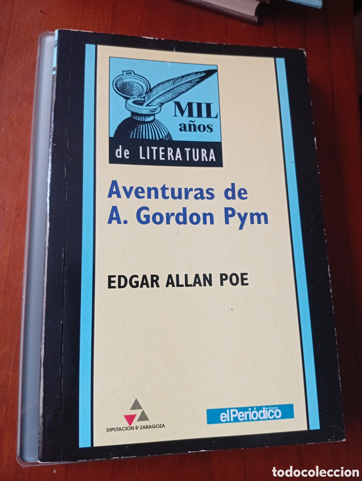 Second hand books: AVENTURAS DE A . GORDON PYM EDGAR ALLAN POE ORBY FABBRI MIL A&Ntilde;OS DE LITERATURA