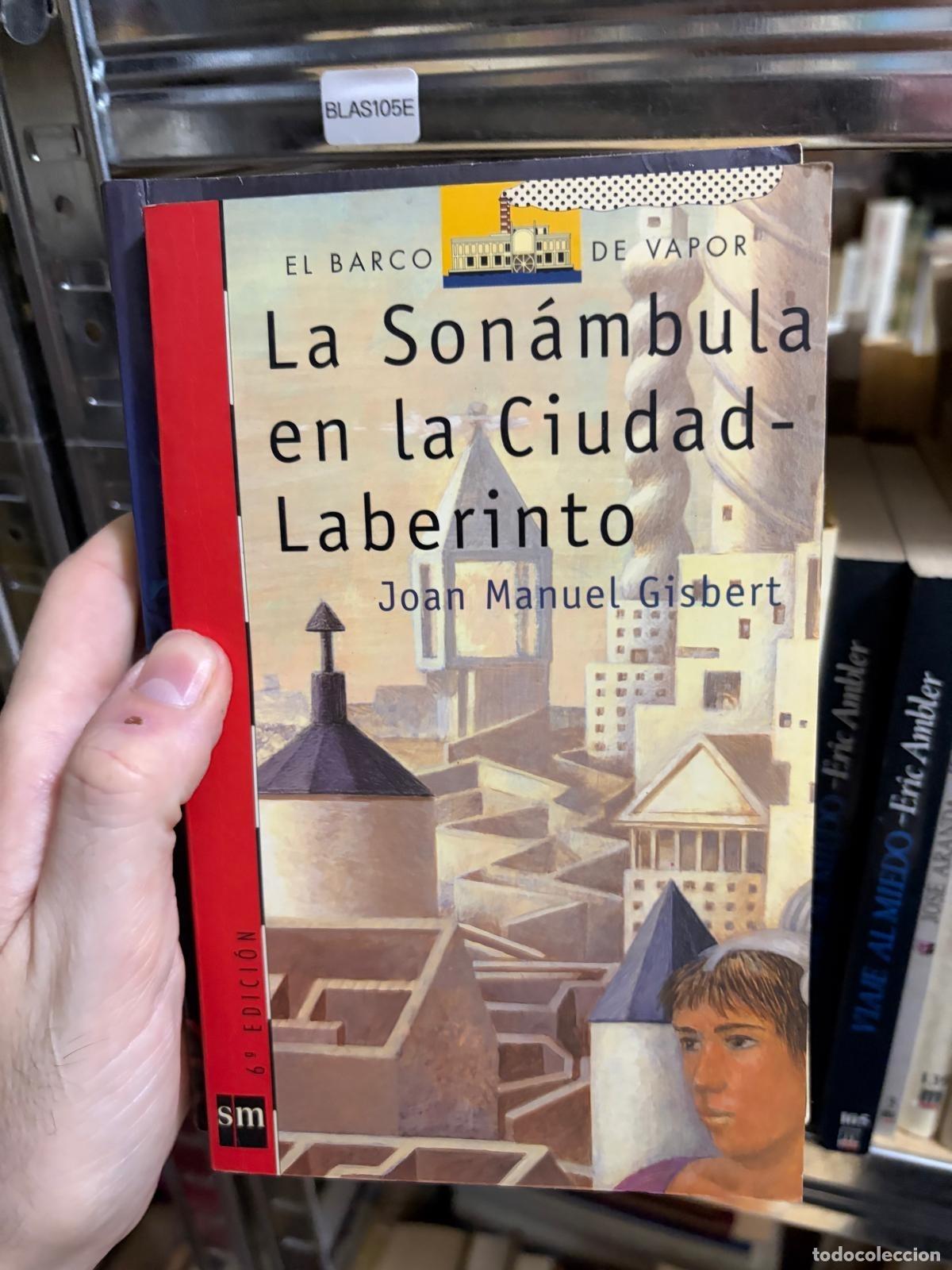 Libros de segunda mano: BLAS105E - Joan Manuel Gisbert - La son&aacute;mbula en la ciudad-laberinto - SM - El Barco de Vapor 87