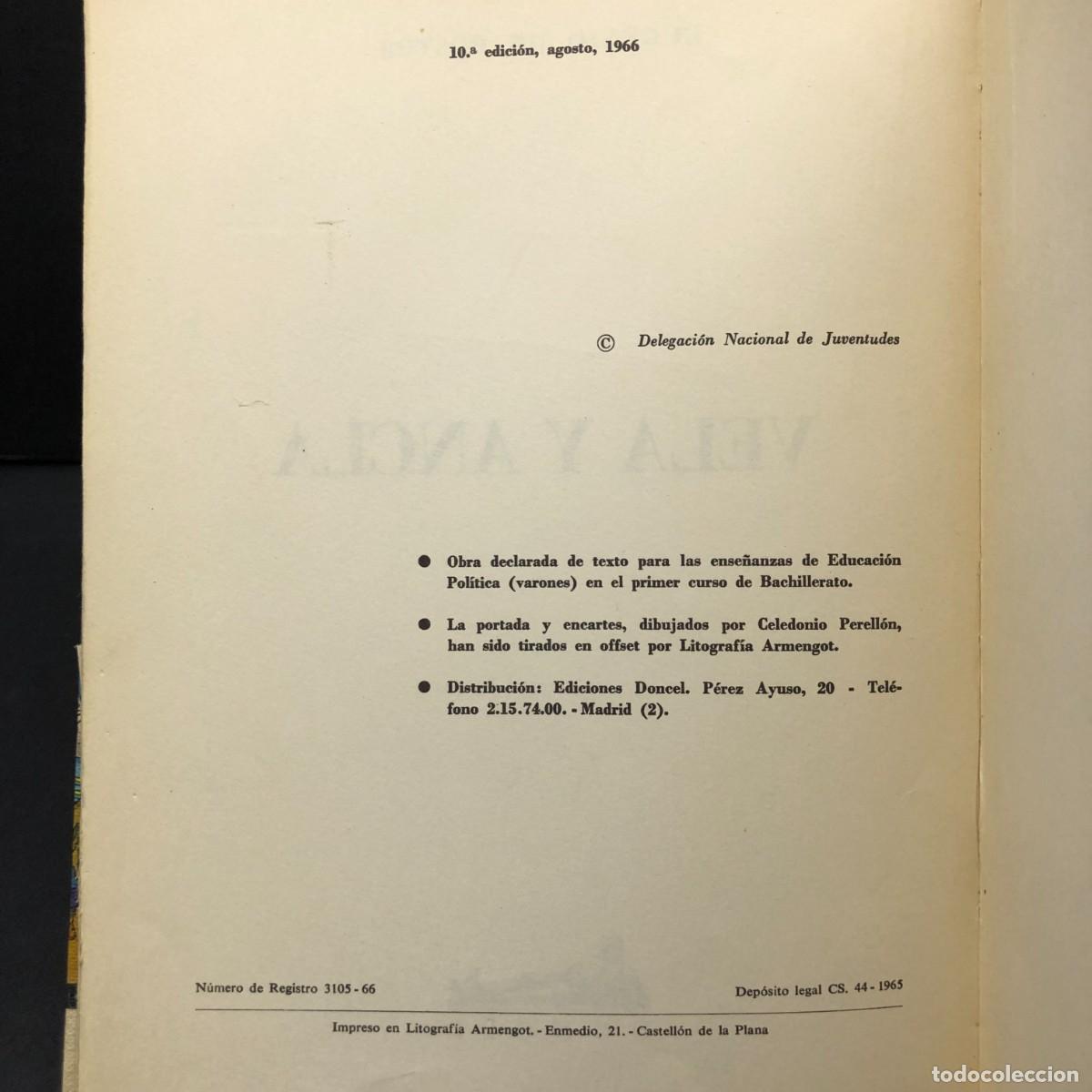 Libros de segunda mano: VELA Y ANCLA - EUGENIO DE BUSTOS - DONCEL / 423 - Foto 4