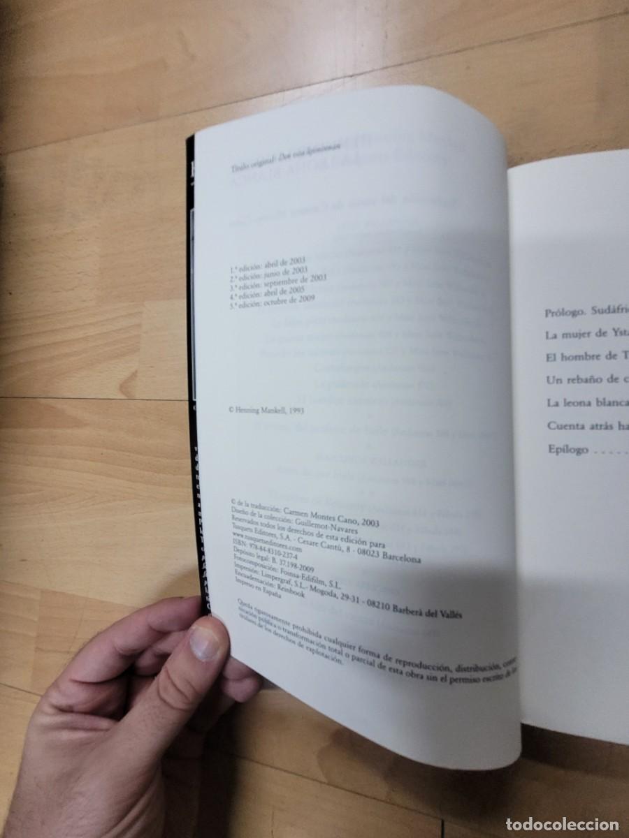 Libros de segunda mano: 2009.- LA LEONA BLANCA. MANKELL - Foto 4