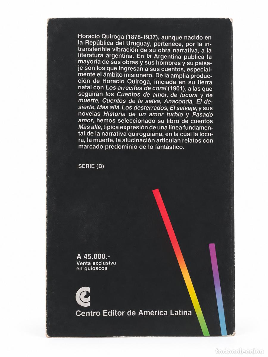 Libros de segunda mano: M&aacute;s all&aacute; - Horacio Quiroga LM - Foto 2