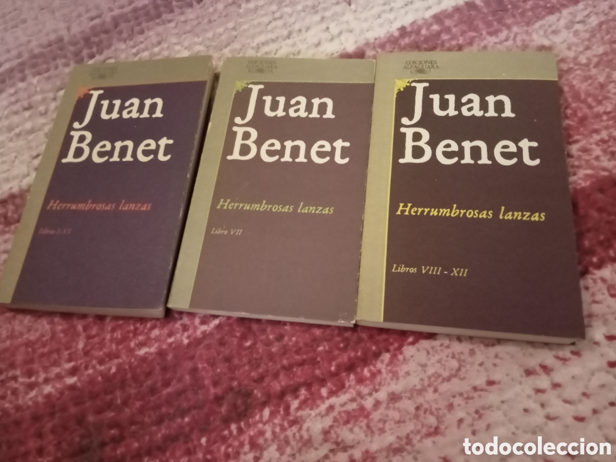 Libros de segunda mano: Juan Benet Herrumbrosas lanzas. Alfaguara 83,85,86