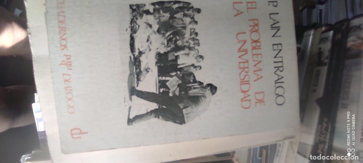 Libri di seconda mano: P LAIN ENTRALGO EL PROBLEMA DE LA UNIVERSIDAD