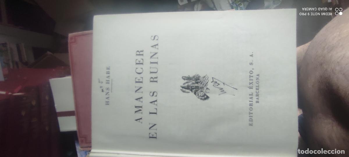 Libros de segunda mano: Amanecer en las ruinas.- Habe, Hans