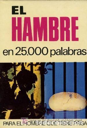 Libros de segunda mano: El hambre en 25.000 palabras. P.L. Alonso