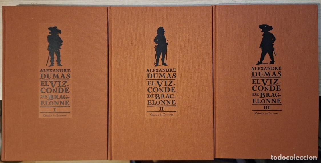 Libros de segunda mano: EL VIZCONDE DE BRAGELONNE. 3 TOMOS; OBRA COMPLETA. - DUMAS, Alexandre.