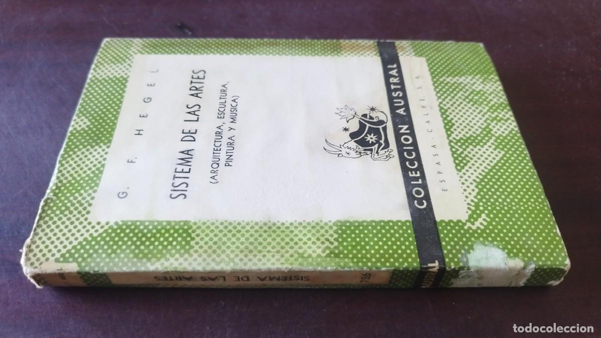 Libros de segunda mano: SISTEMA DE LAS ARTES / G.F.HEGEL / CJA 606 / ESPASA CALPE