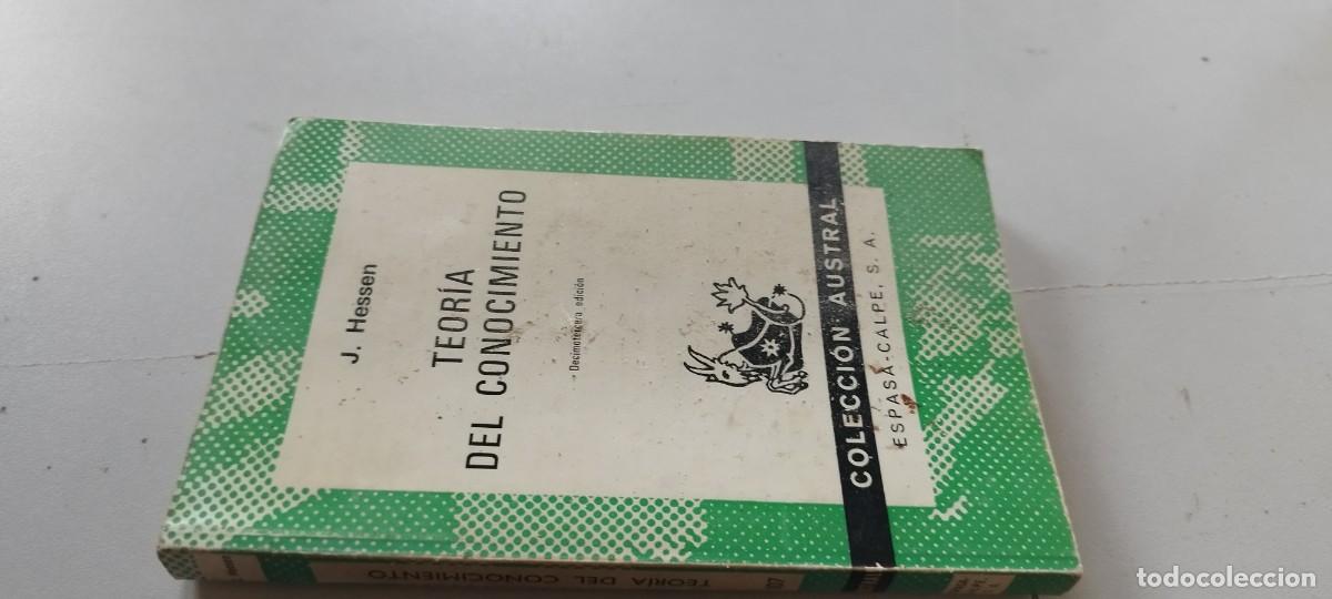 Libros de segunda mano: TEORIA DEL CONOCIMIENTO / J.HESSEN / TXT 119 / ESPASA CALPE