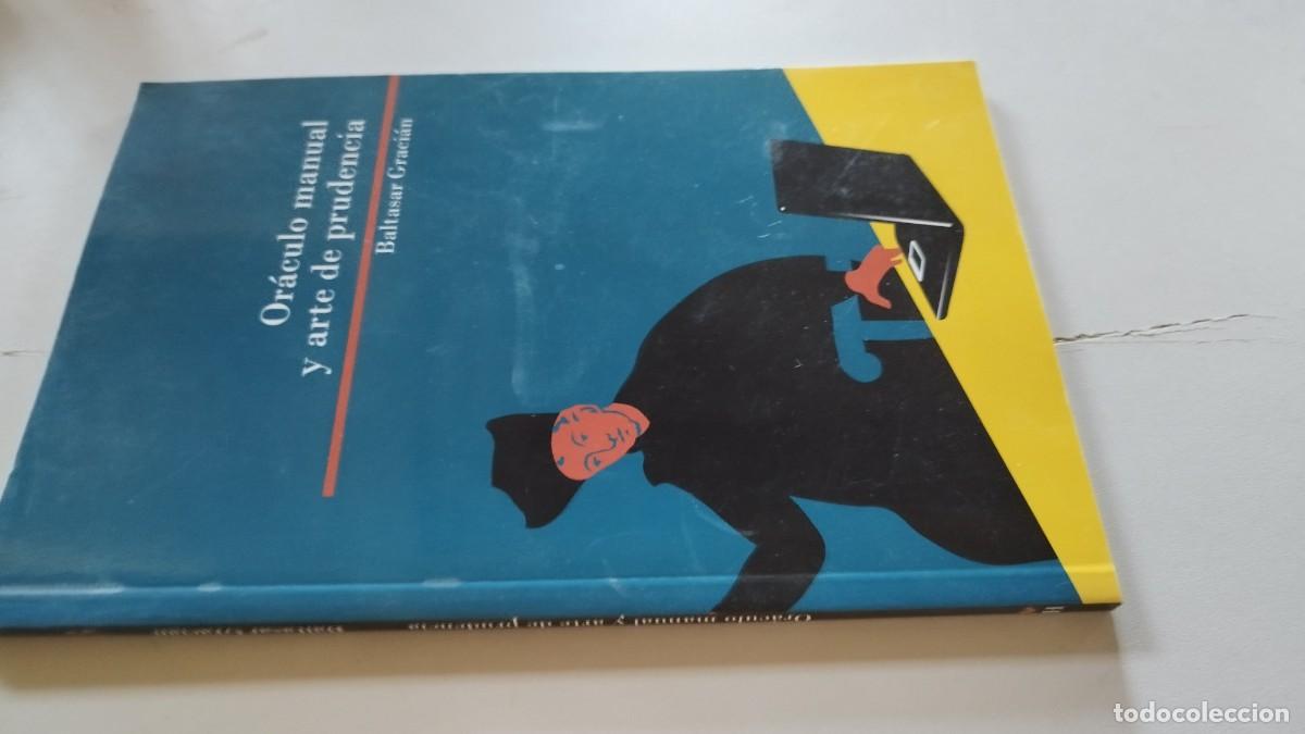 Libros de segunda mano: ORACULO MANUAL Y ARTE DE PRUDENCIA / BALTASAR GRACIAN / EVA 250-207