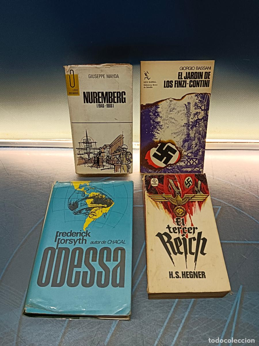 Libros de segunda mano: 4 libros, novelas, Segunda guerra mundial, nazis
