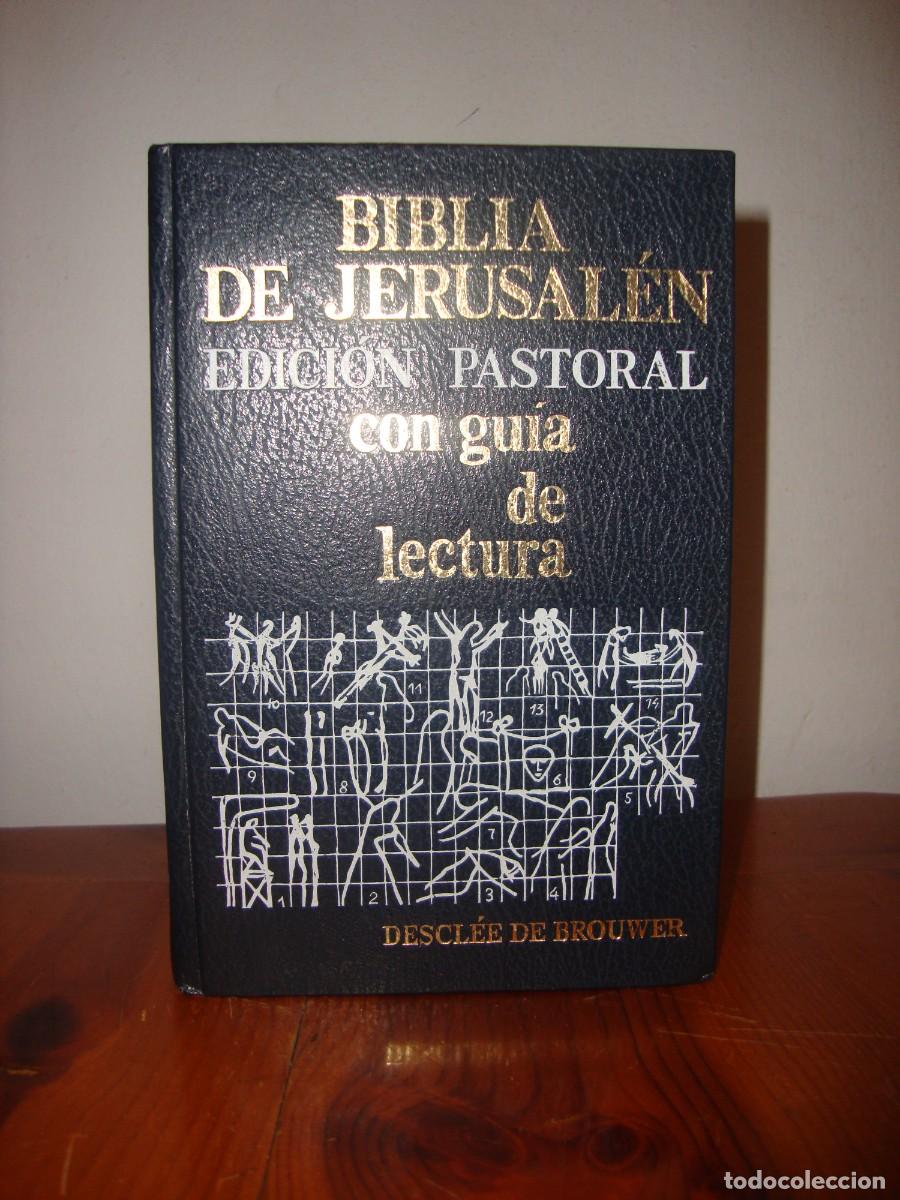 Libros de segunda mano: BIBLIA DE JERUSALEN. EDICION PASTORAL CON GUIA DE LECTURA (DESCLEE DE BROUWER)