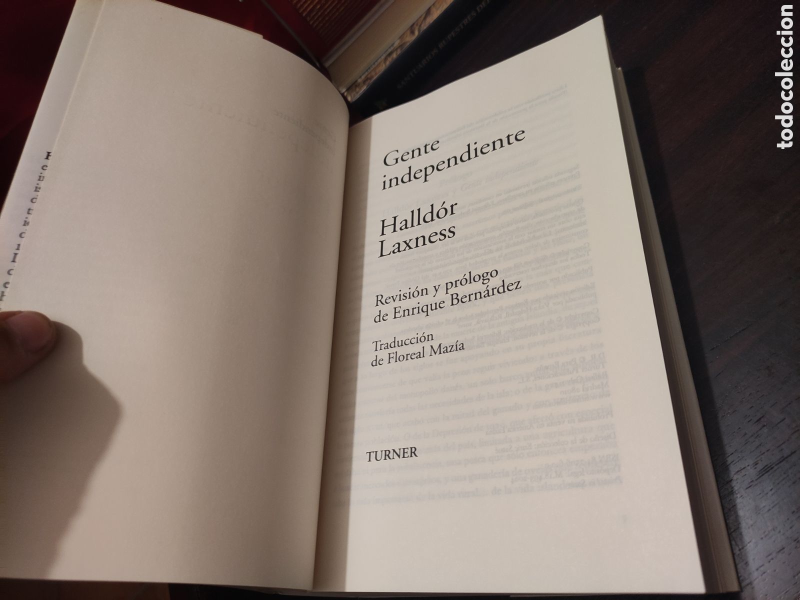 Libros de segunda mano: Halld&oacute;r Laxness - Gente independiente - Turner 2004 - Foto 9