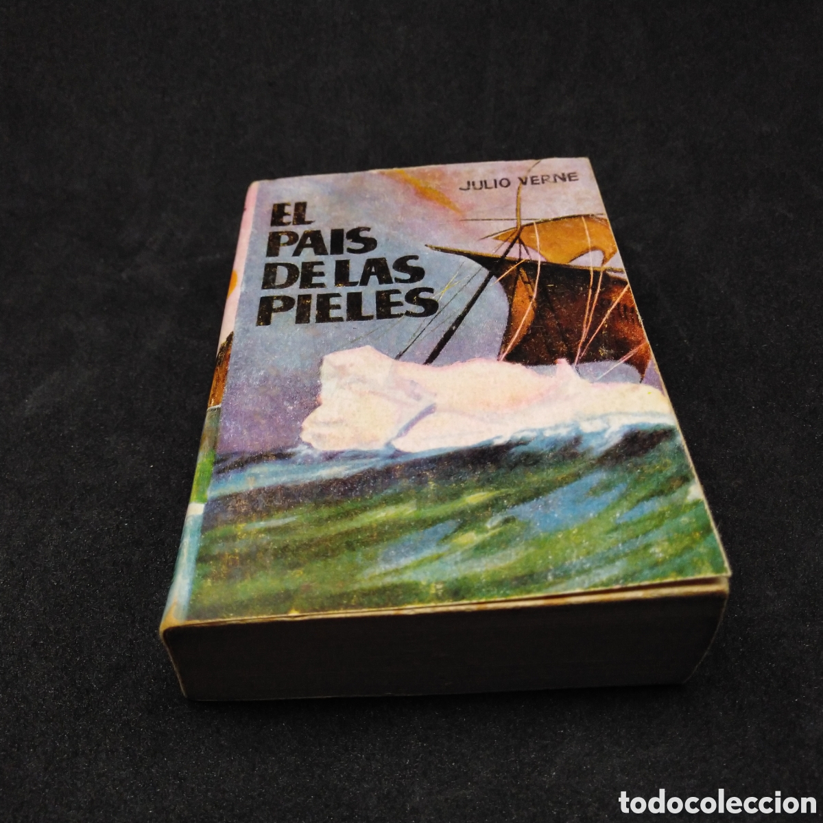 Libros de segunda mano: ENCICLOPEDIA PULGA N&ordm; 130 - EL PA&Iacute;S DE LAS PIELES - JULIO VERNE