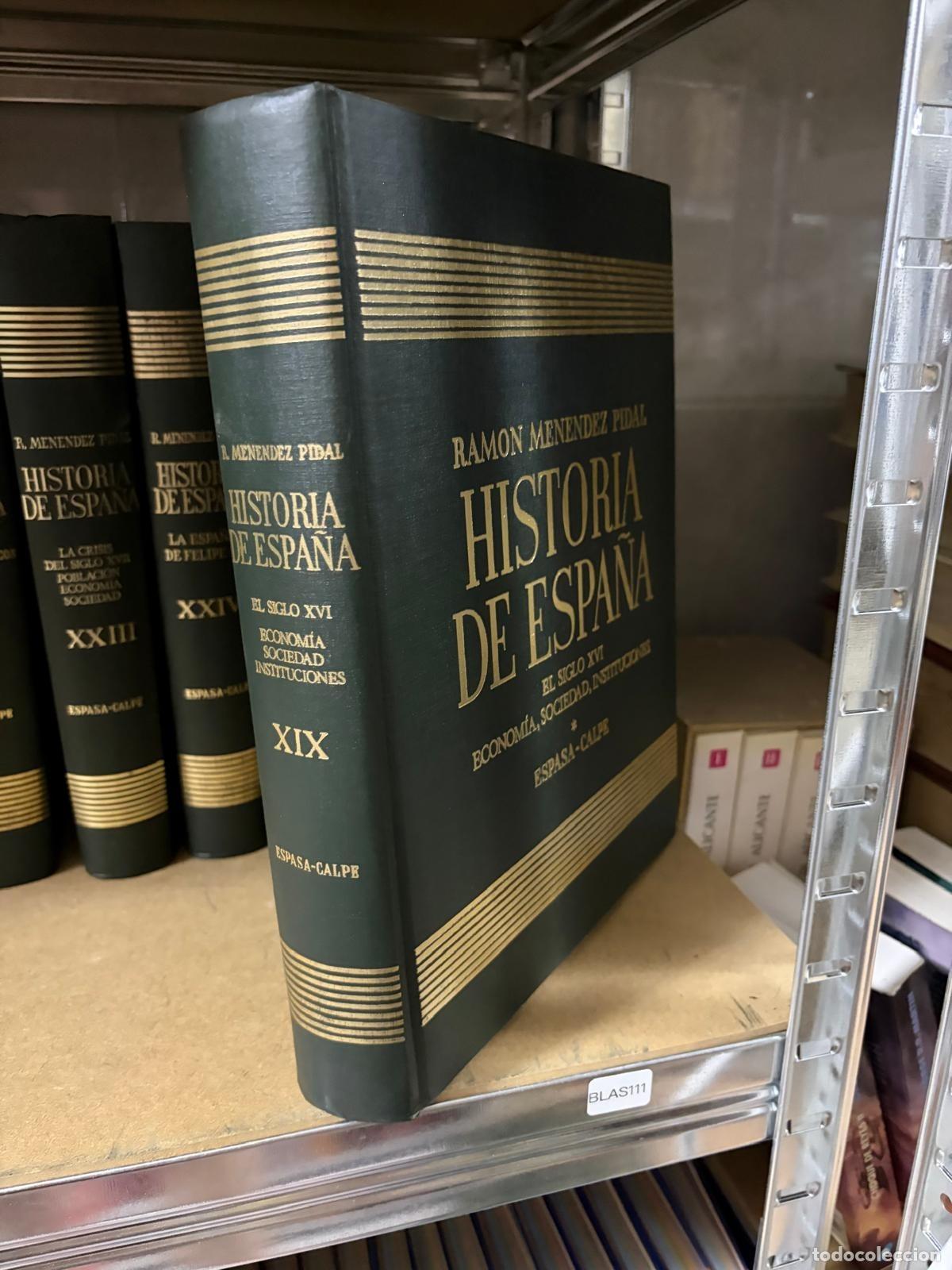 Libros de segunda mano: BLAS111 - Tomo XIX - El siglo XVI. Econom&iacute;a, sociedad, instituciones - Espasa-Calpe