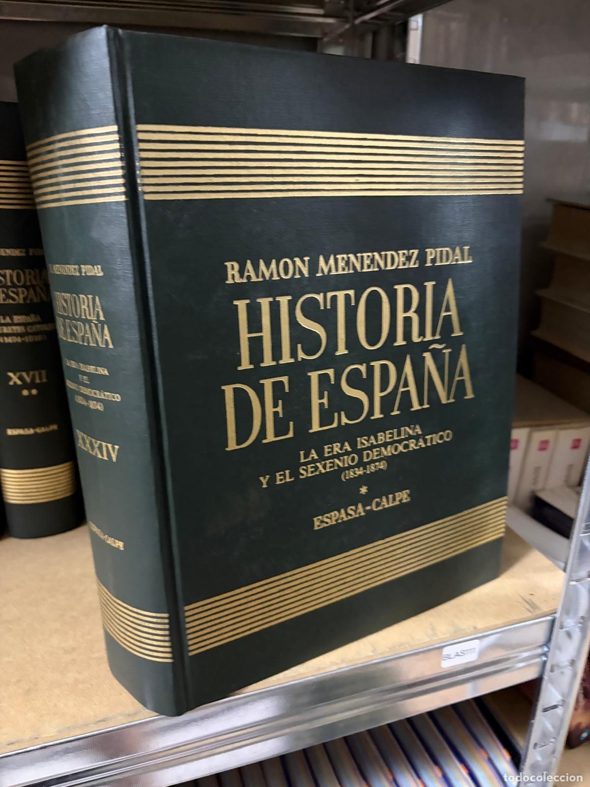 Libros de segunda mano: BLAS111 - Tomo XXXIV - La era isabelina y el sexenio democr&aacute;tico (1834-1874) - Espasa-Calpe