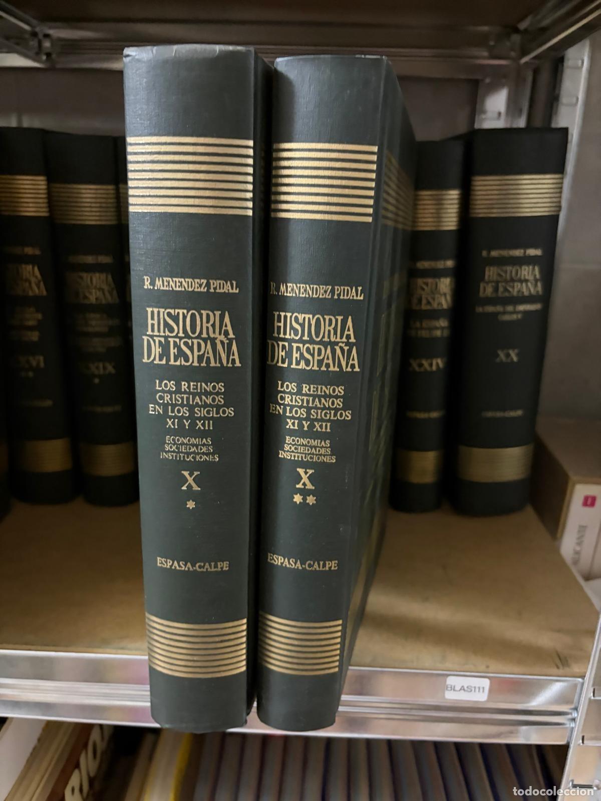 Libros de segunda mano: BLAS111 - Tomo X - Los reinos cristianos en los siglos XI y XII - Espasa-Calpe