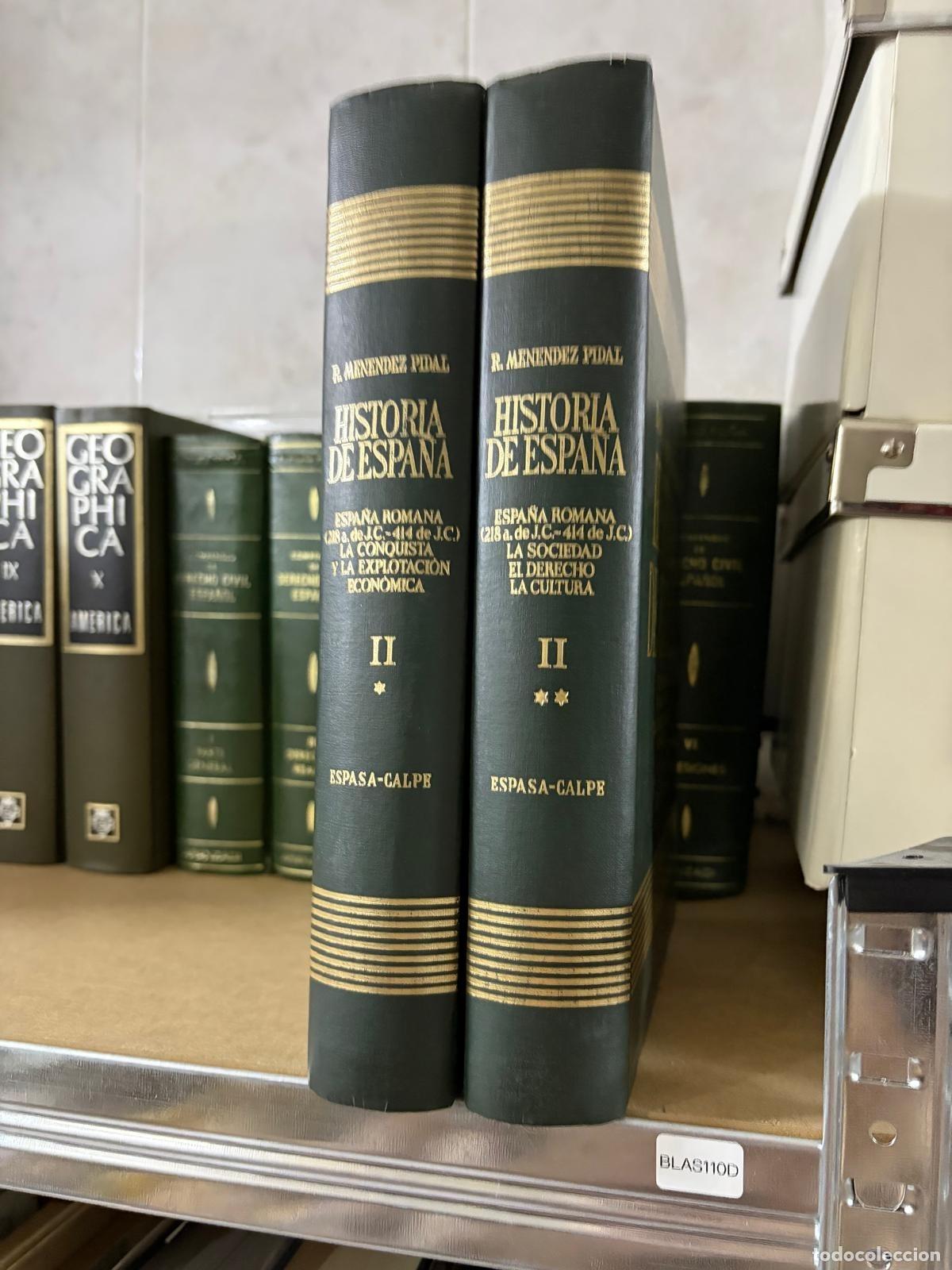 Libros de segunda mano: BLAS110D - Tomo II - Espa&ntilde;a romana (218-414) - Espasa-Calpe