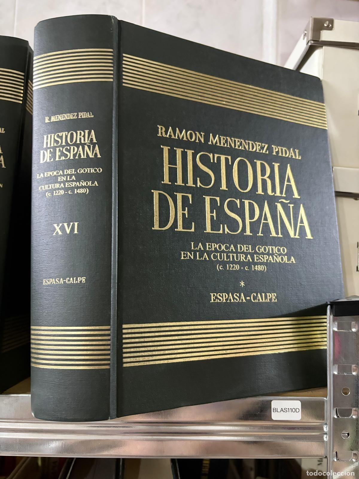 Libros de segunda mano: BLAS110D - Tomo XVI - La &eacute;poca del g&oacute;tico en la cultura espa&ntilde;ola - Espasa-Calpe