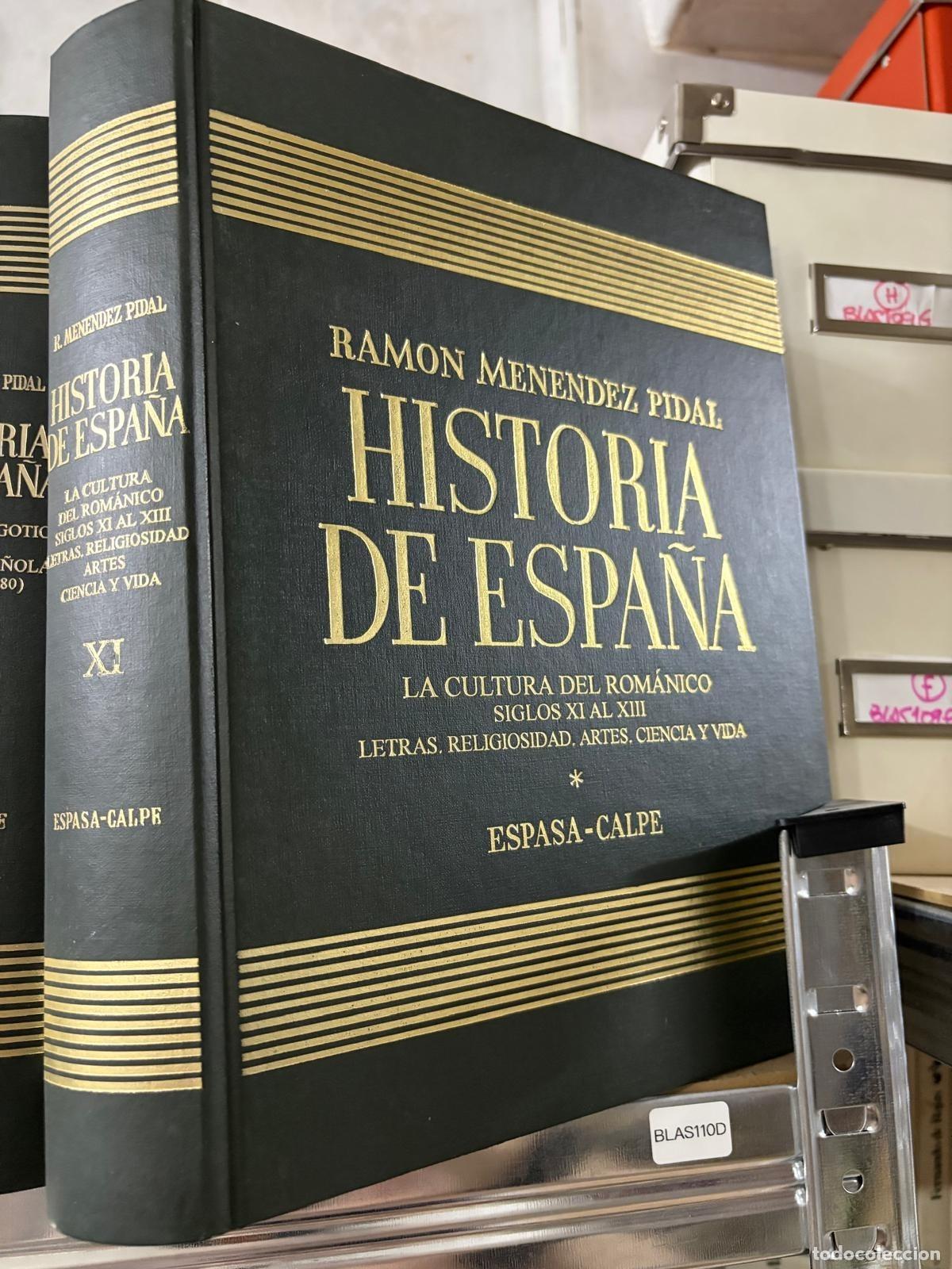 Libros de segunda mano: BLAS110D HISTORIA DE ESPA&Ntilde;A. RAMON MENENDEZ PIDAL N&deg;XI. LA CULTURA DEL ROMANICO SIGLOS XI AL XIII