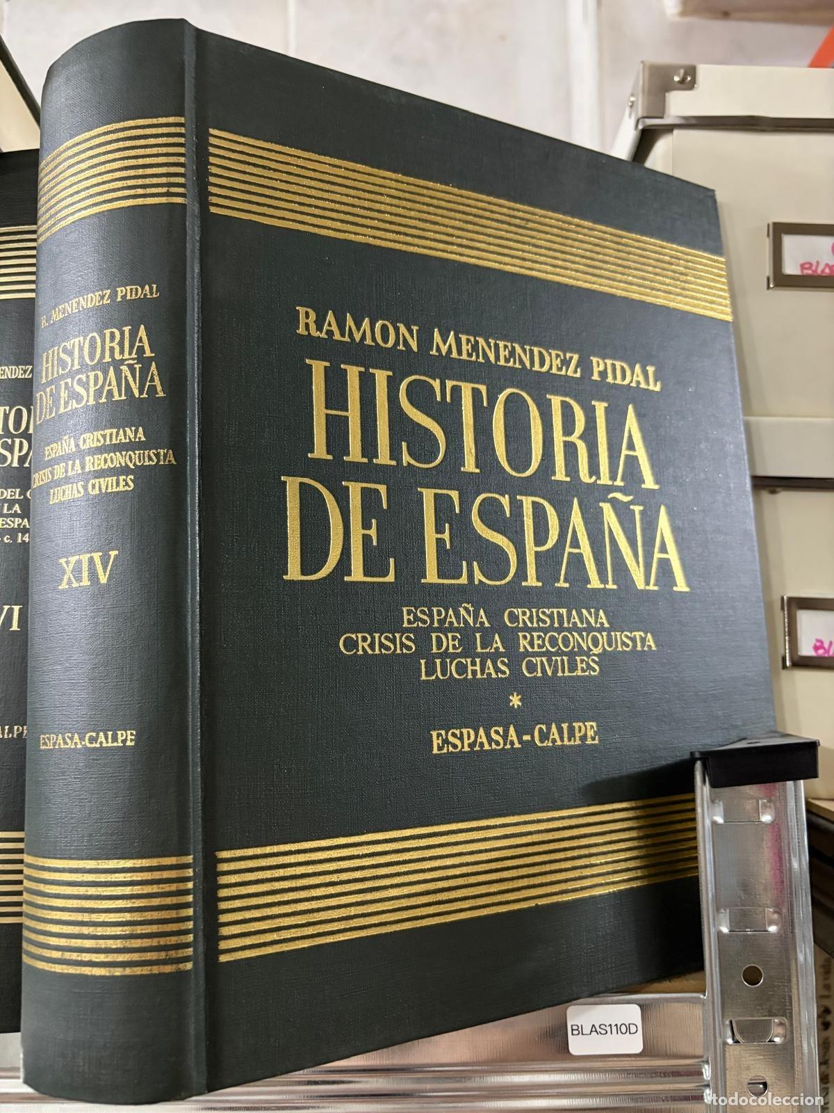 Libros de segunda mano: BLAS110D - Tomo XIV - Espa&ntilde;a cristiana. Crisis de la Reconquista - Espasa-Calpe ramon menendez pidal
