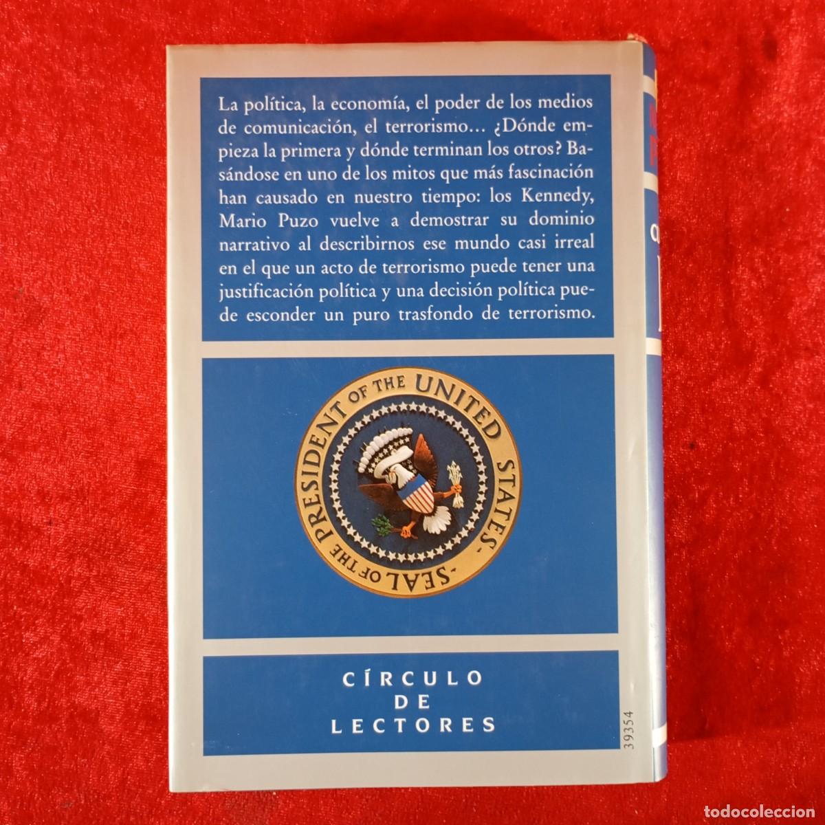 Libros de segunda mano: MARIO PUZO - LA CUARTA K - C&Iacute;RCULO DE LECTORES / 835 - Foto 2
