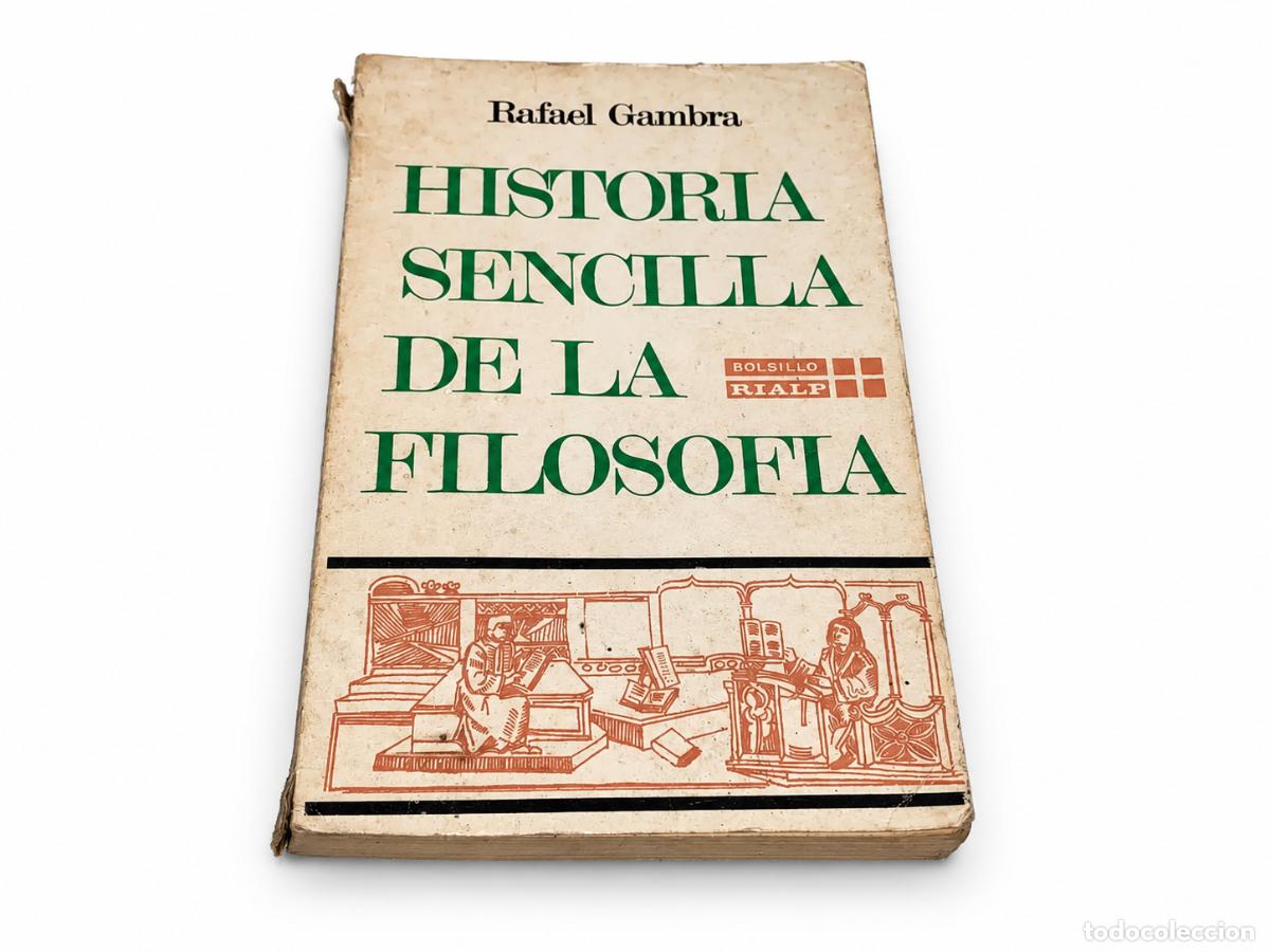 Libros de segunda mano: Historia sencilla de la filosof&iacute;a - Rafael Gambra - Bolsillo Rialp - LM