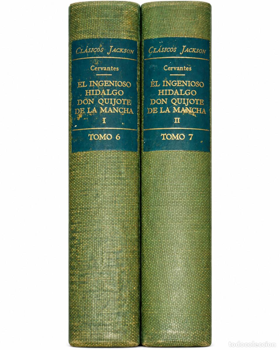 Libros de segunda mano: MIGUEL DE CERVANTES SAAVEDRA &ndash; EL INGENIOSO HIDALGO DON QUIJOTE DE LA MANCHA &ndash; CL&Aacute;SICOS JACKSON LM