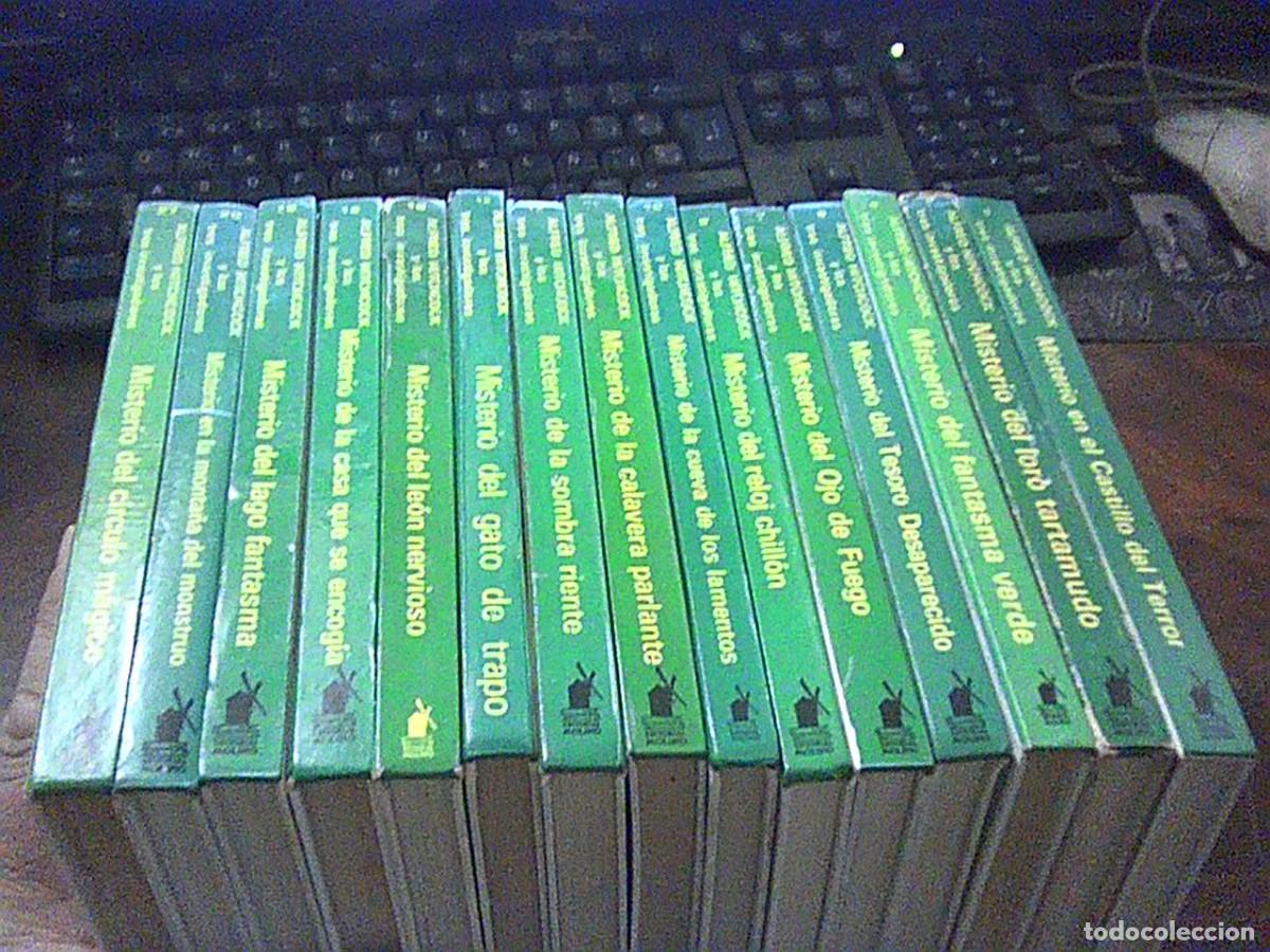 Libros de segunda mano: Lote 15 libros Alfred Hitchcock y los tres investigadores.