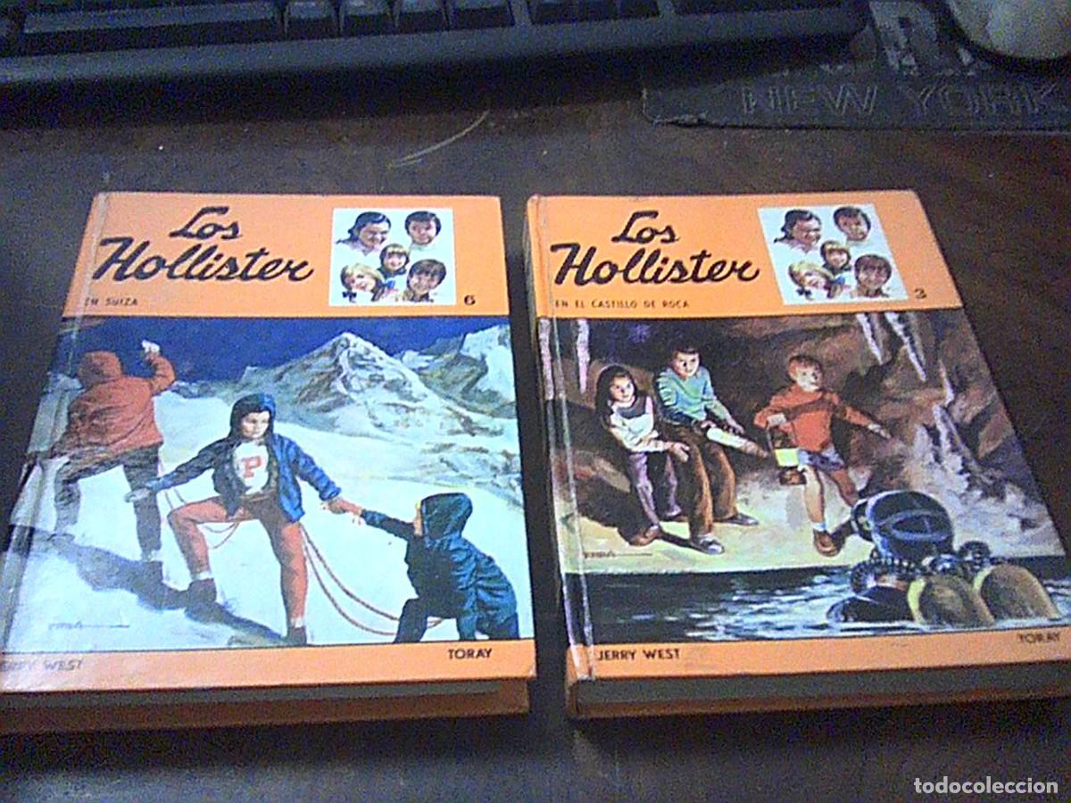 Libros de segunda mano: Los Hollister n&ordm; 3 en el castillo de roca. n&ordm; 6 en Suiza