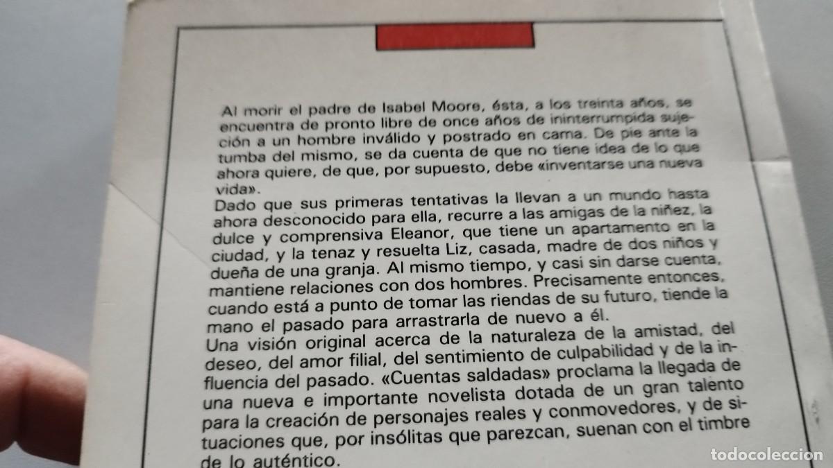 Libros de segunda mano: CUENTAS SALDADAS / MARY GORDON / GRAV 44 / ULTRAMAR - Foto 5