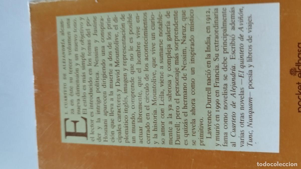 Libros de segunda mano: MOUHTOLIVE / LAWRENCE DURRELL / GRAVOL 33 / EDHASA - Foto 5