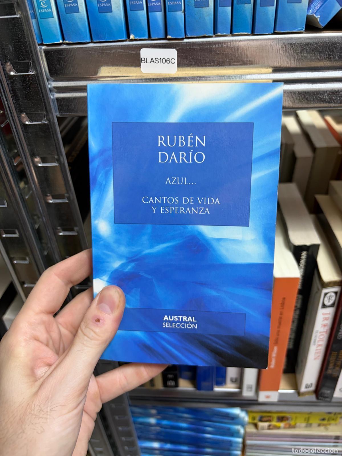 Libros de segunda mano: BLAS106C Rub&eacute;n Dar&iacute;o Azul y Cantos de vida y esperanza Austral Selecci&oacute;n
