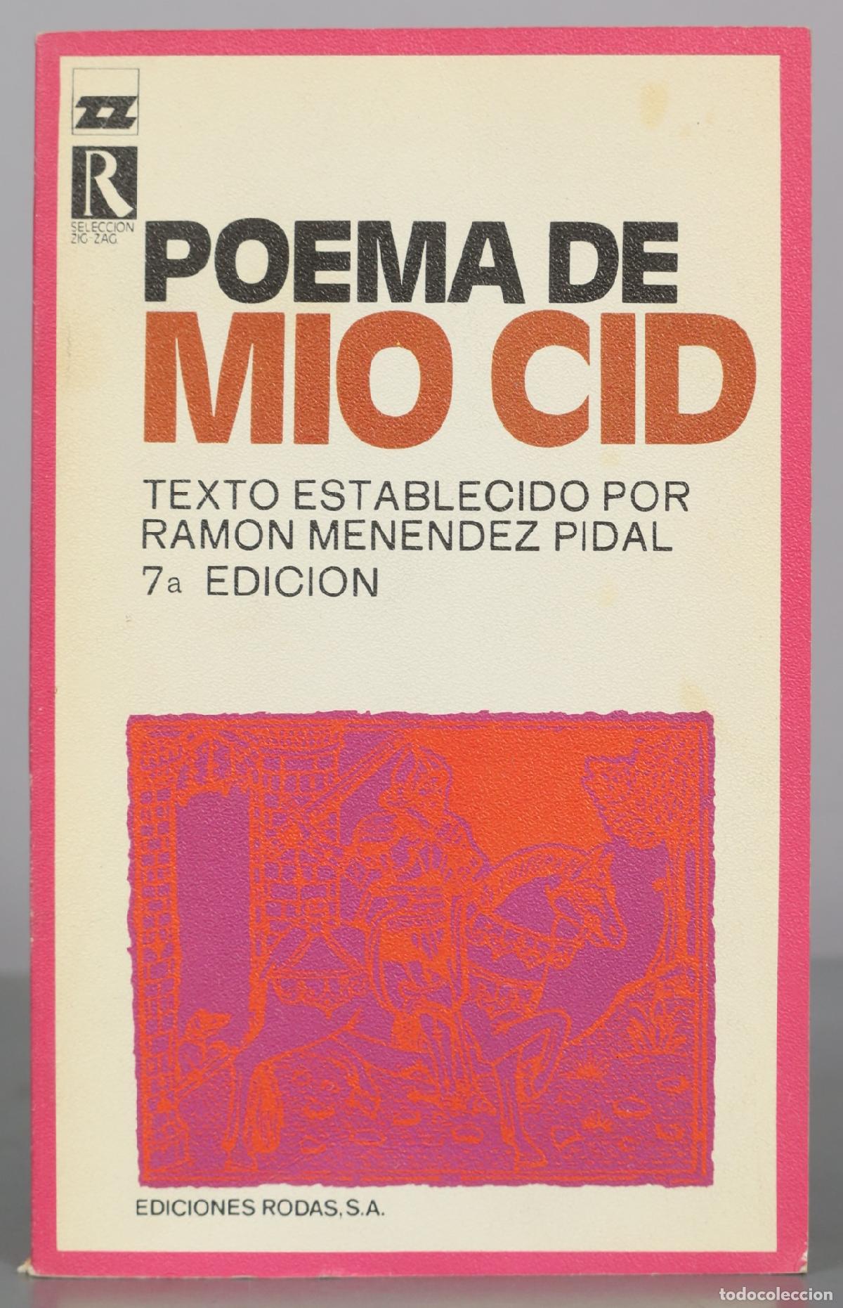 Libros de segunda mano: Poema de Mio Cid - Ramon Menendez Pidal - Ediciones Rodas