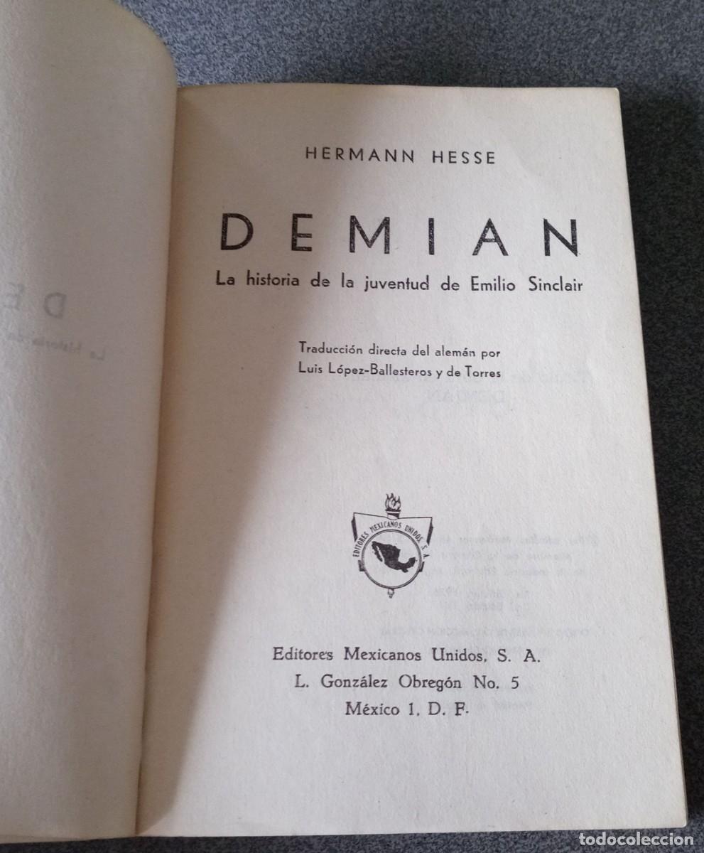 Libros de segunda mano: Demi&aacute;n Hermann Hesse - Foto 3