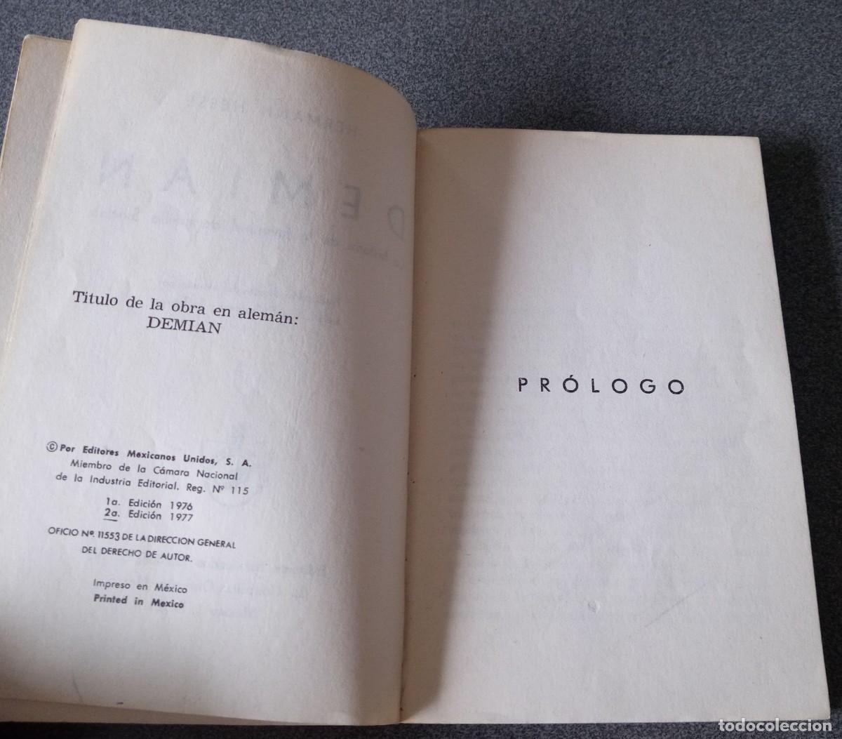 Libros de segunda mano: Demi&aacute;n Hermann Hesse - Foto 4