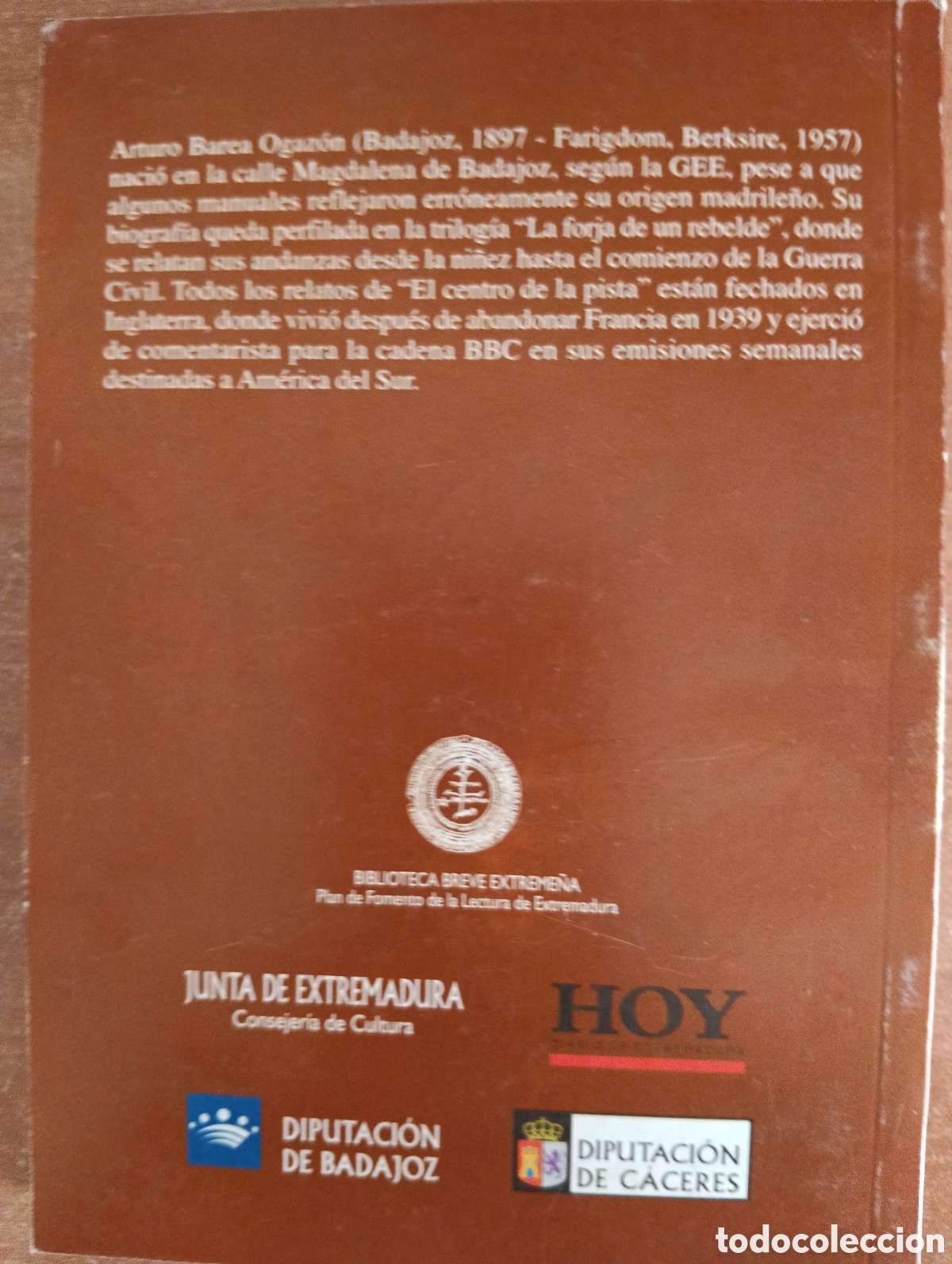 Libros de segunda mano: El centro de la pista, Arturo Barea - Foto 2