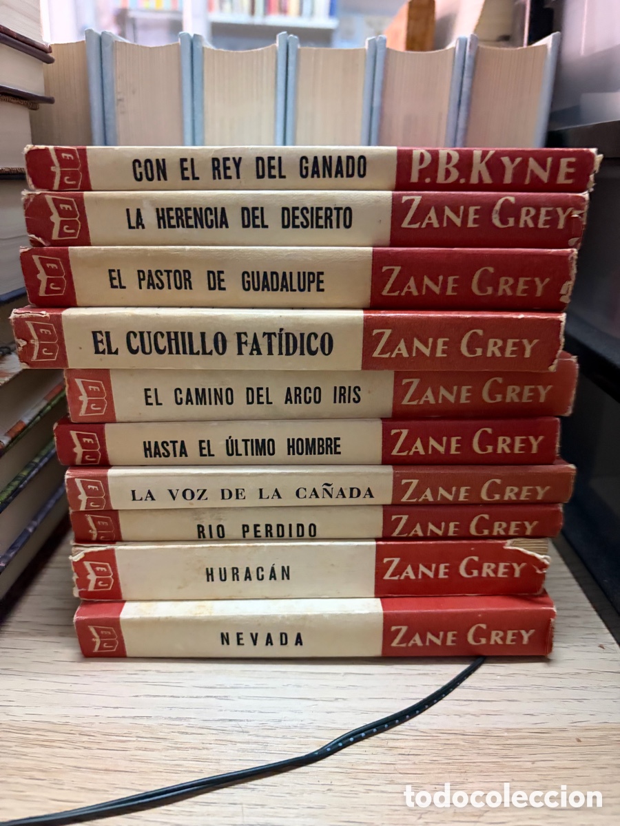 Libros de segunda mano: Lote de 10 libros de Zane grey y P. B. Kyne