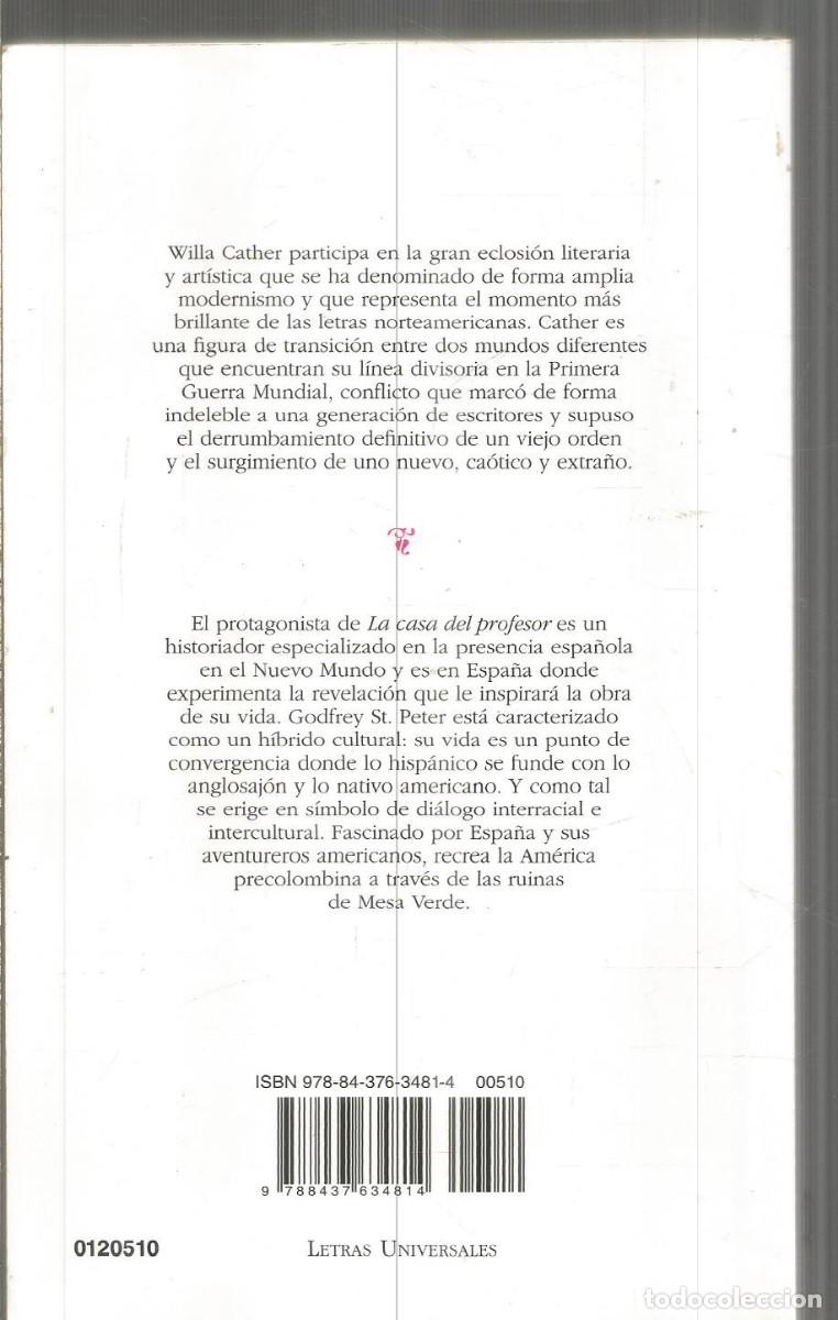 Libros de segunda mano: WILLA CATHER. LA CASA DEL PROFESOR. CATEDRA - Foto 2