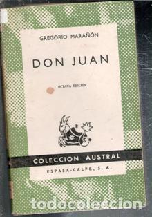 Libri di seconda mano: Don Juan, Gregorio Mara&ntilde;&oacute;n. Colecci&oacute;n Austral