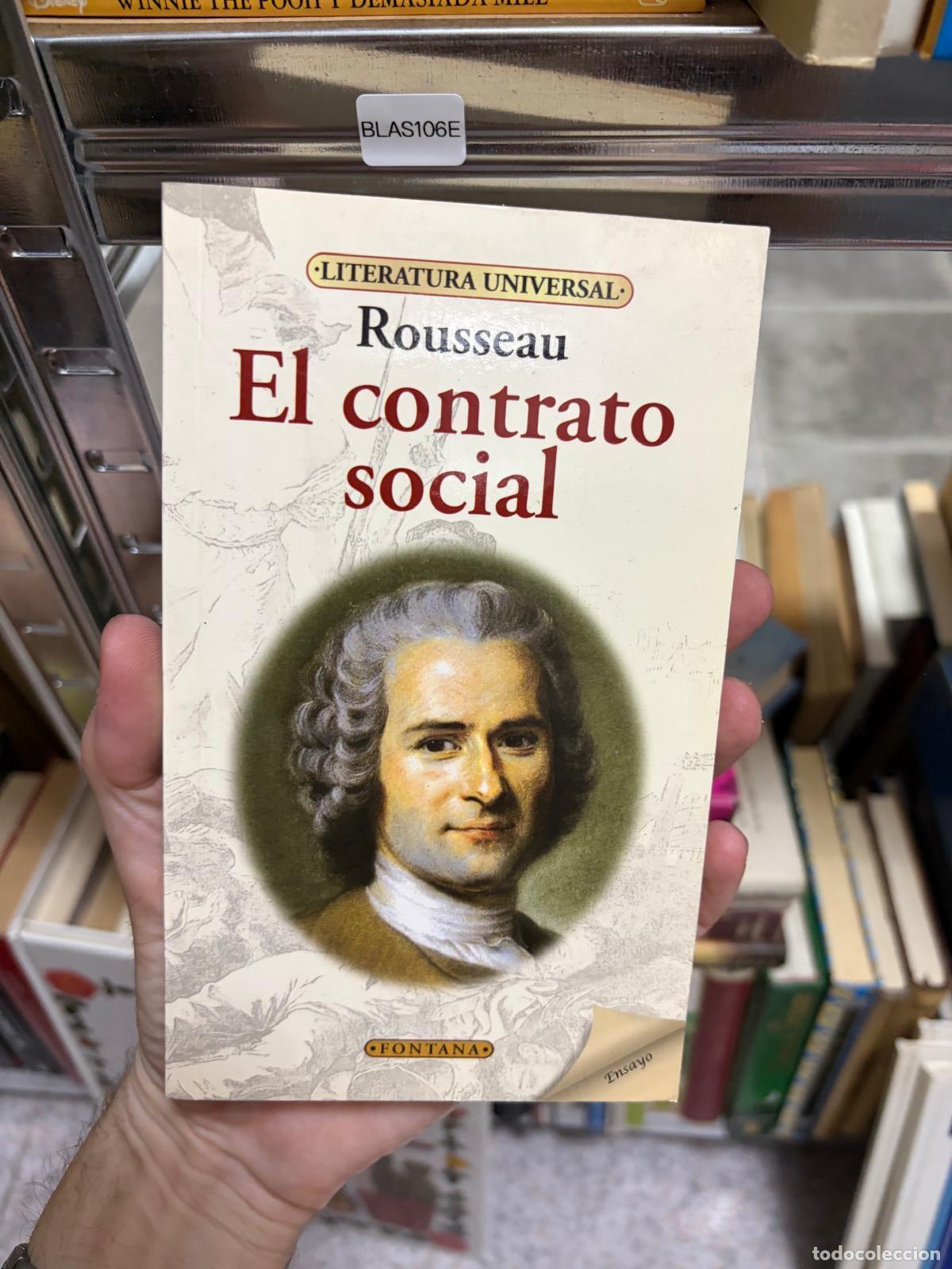 Gebrauchte B&uuml;cher: BLAS106E - Rousseau - El contrato social - Fontana