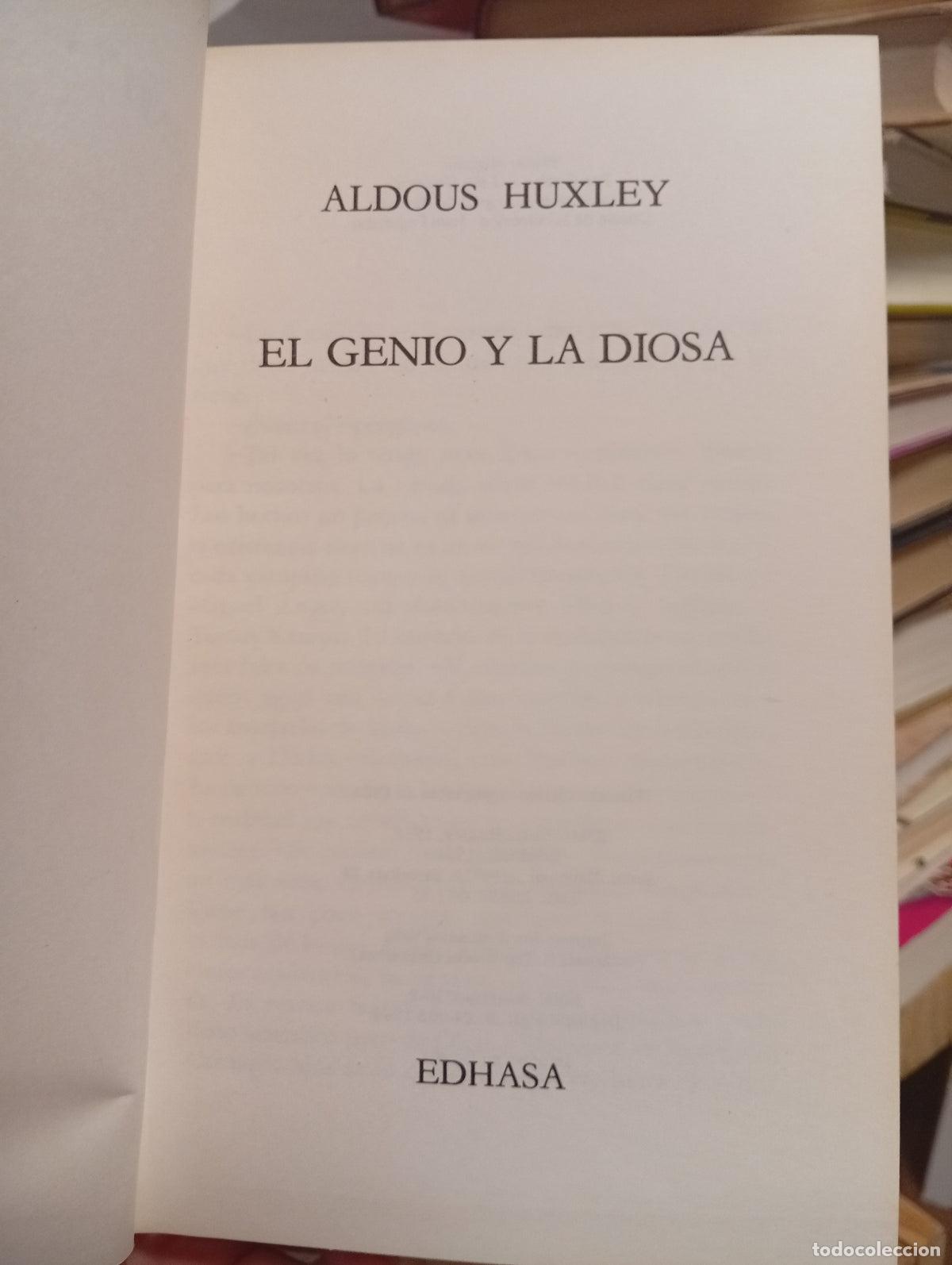 Gebrauchte B&uuml;cher: El genio y la diosa - Aldous Huxley