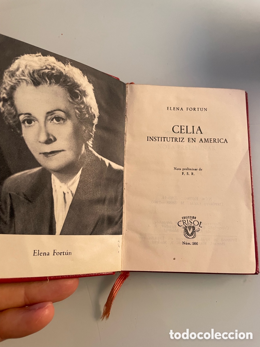Libros de segunda mano: Celia Institutriz en Am&eacute;rica. Elena Fortun Aguilar Crisol 266. 2 ed. 1960