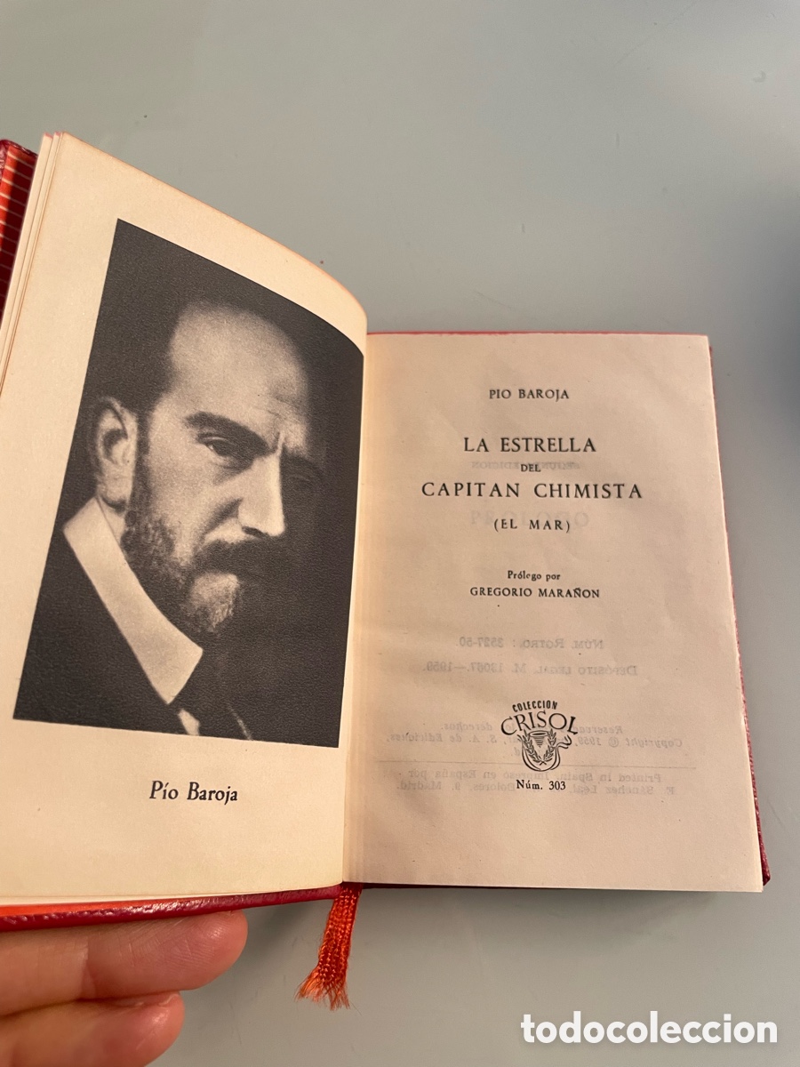Libros de segunda mano: La estrella del Capit&aacute;n Chimista. Pio Baroja, Aguilar Crisol 303. 2&ordf; ed. 1959