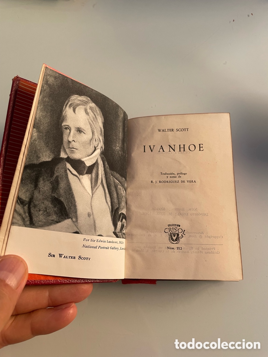 Libros de segunda mano: Ivanhoe. Walter Scott. Aguilar Crisol 212. 4&ordf; ed. 1960